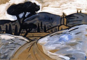 Landscape Near Eygalières — Auguste Chabaud