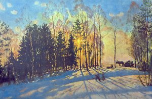 The Winter Sun. Ligachevo — Konstantin Yuon