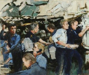 Control Room Of Hms 'renown' — Roderick Macdonald