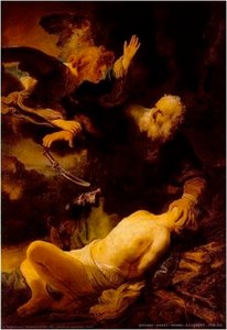 Abraham And Isaac [1634] — Rembrandt Van Rijn
