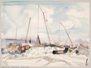 Cranes At Mila — Hugh Laidman
