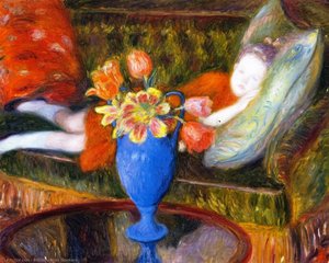 Lenna Resting — William James Glackens