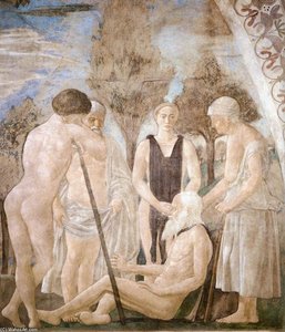 1. Death Of Adam (detail) — Piero Della Francesca