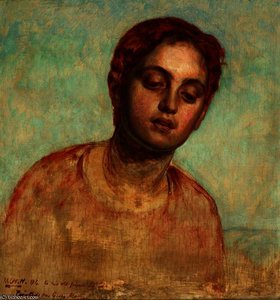 Study Of A Head — William Holman Hunt