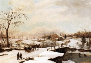 Winter Landscape — Thomas Birch