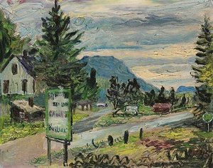 View Of Burliuk Estate, Usa — David Davidovich Burliuk