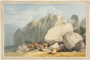 Near New Bridge On The Dart Devon — John White Abbott