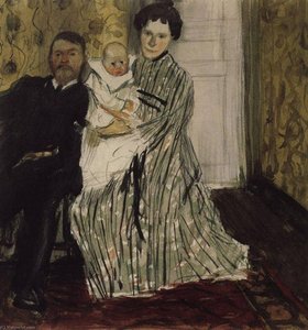 A Family Portrait — Boris Mikhailovich Kustodiev