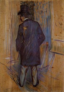 Monsieur Louis Pascal From The Rear — Henri De Toulouse-lautrec