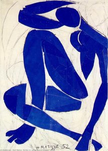 Nu Bleu (iv), Spring Gouache On Paper, Cut And — Henri Matisse, Fauvism
