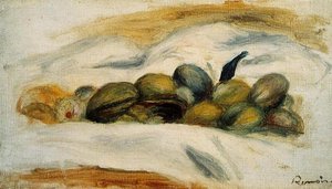 Still Life Almonds And Walnuts — Pierre-auguste Renoir