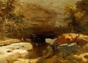 Landscape, Porth-yr-ogof, Vale Of Neath — James Baker Pyne