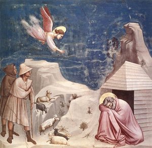 The Dream Of Joachim — Giotto Di Bondone