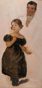 Study Of A Young Lassie — George Harvey