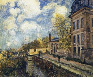 The Factory At Sevres — Alfred Sisley, Impressionist Style