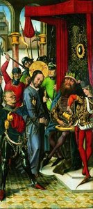 Christ Before Pilate (recto) — Master Of The View Of Saint Gudule