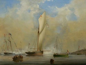 The Queen's Barge Off Osborne — Nicholas Matthew Condy