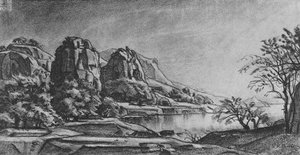 Rocky Seashore — Konstantin Fyodorovich Bogaevsky