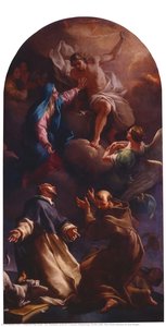 St. Dominic And St. Francis Imploring Christ With The Intercession Of The Virgin — Étienne Parrocel, Baroque