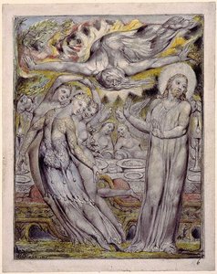 Christ Refusing The Banquet Offered By Satan — William Blake, Symbolism Symbolism