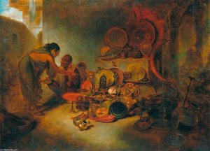 Scene In A Brazier's Shop In Bengal — Arthur William Devis