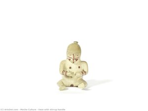 Vase With Stirrup Handle — Moche Culture