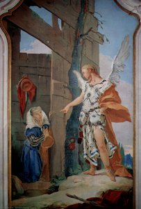 The Appearance Of The Angel Before Sarah — Giambattista Tiepolo, Baroque