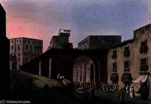 Entrance To The Market — Luigi Mayer