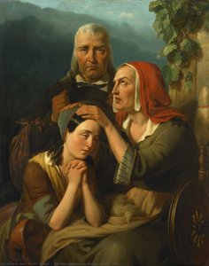 "a Mother"s Blessing", Moritz Calisch, 1844 — Moritz Calisch