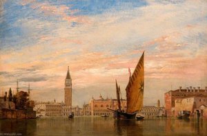 On The Bacino Di San Marco, Venice — Edward William Cooke