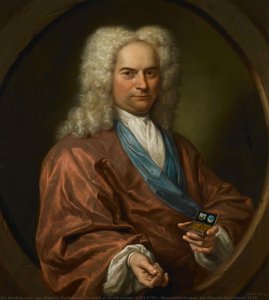 Portrait of David Leeuw (1682-1755), Mennonite Draper, Jan Maurits Quinkhard, 1729