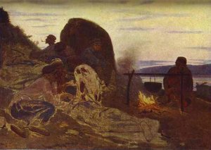 Barge Haulers By Campfire — Ilya Yefimovich Repin
