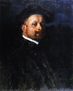 Self Portrait In Hat — Alexej Von Jawlensky
