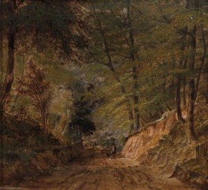 Road To Holme Wood (possibly Holmwood Common, Surrey) — Charles Smith, Romanticism