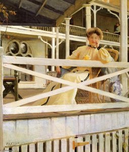 The White Veranda — William Mcgregor Paxton
