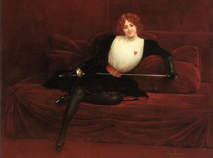 L'escrimeuse — Jean Georges Béraud