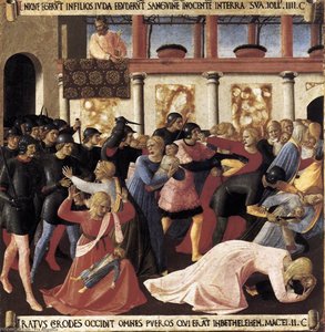 La Matanza De Los Inocentes — Fra Angelico, Early Renaissance