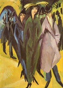 Women In The Street — Ernst Ludwig Kirchner, German Expressionism