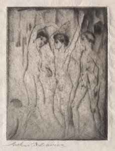 Three Boys — Arthur B. Davies, Expressionism