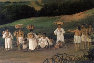 Brazilian Landscape (detail) — Frans Post, Baroque