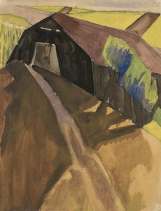 Canal Bank, France — David Bomberg, Early Modernism