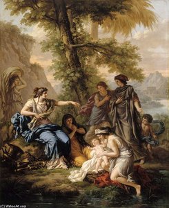 Moïse Sauvé Des Eaux — Jean Jacques Lagrenée (lagrenée Le Jeune)