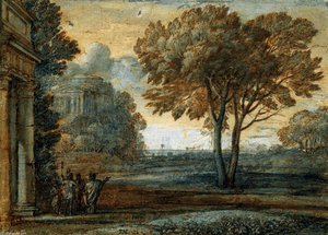 Seascape With Aeneas On Delos — Claude Lorrain (claude Gellée), Baroque