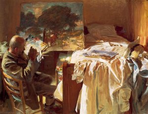 An Artist In His Studio — John Singer Sargent