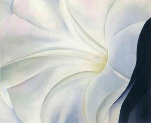 Morning Glory With Black — Georgia O'keeffe