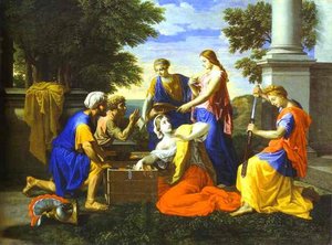 Achilles And Daughters Of Lycomede — Nicolas Poussin