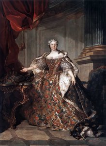 Marie Leczinska, Queen Of France — Jean Louis Tocqué, Baroque