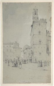 The Palazzo Dei Priori, Volterra — David Roberts