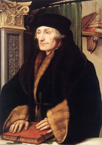 Portrait Of Erasmus Of Rotterdam — Hans Holbein The Younger, Northern Renaissance