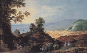 Landscape With A Chapel On A Hill — Jan De Momper